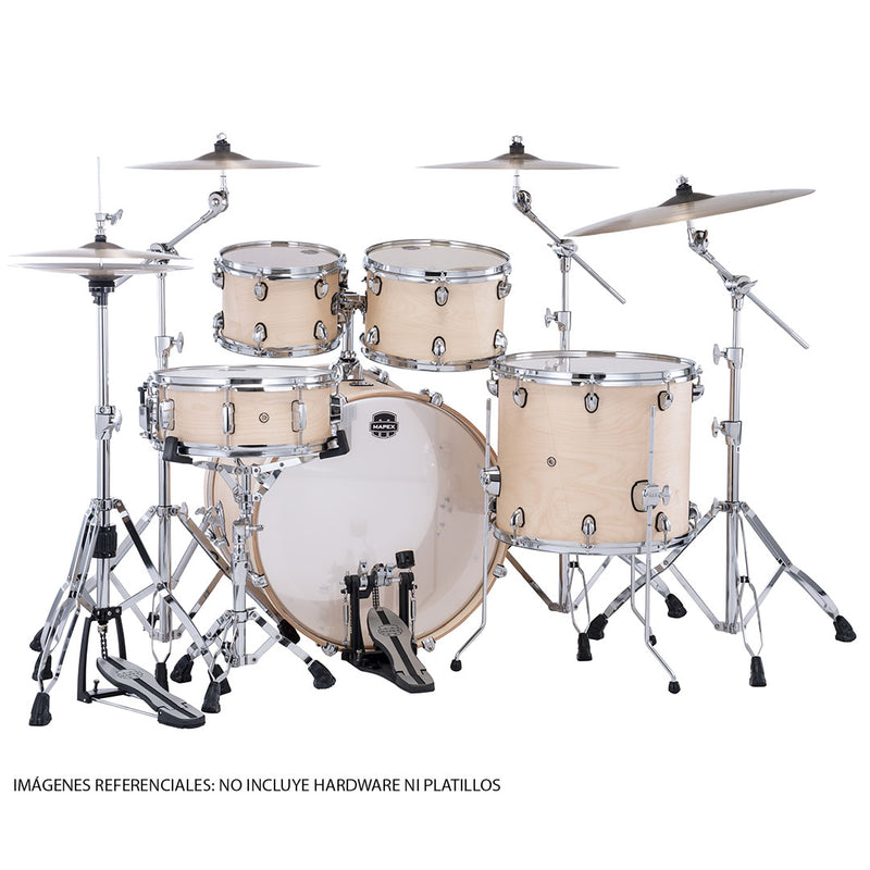 Baterí Acústica Mapex Mars Maple MM529SFNW Shell Pack de 5 piezas - Natural Satin Wood