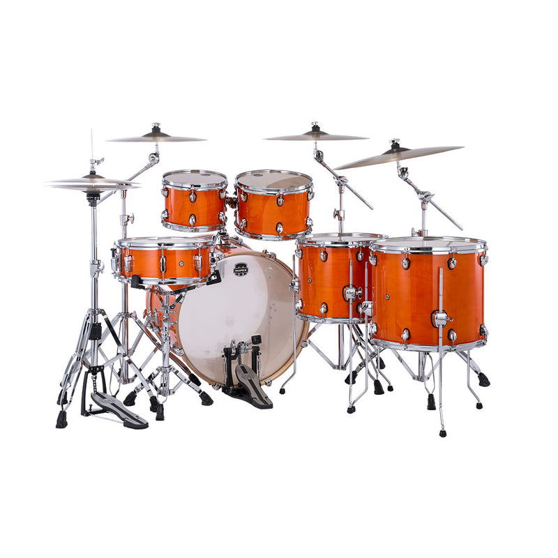 Batería Acústica Mapex Mars Maple MM628SFUOG Shell Pack de 6 piezas - Glossy Amber (NO INCLUYE HARDWARE NI PLATILLOS)