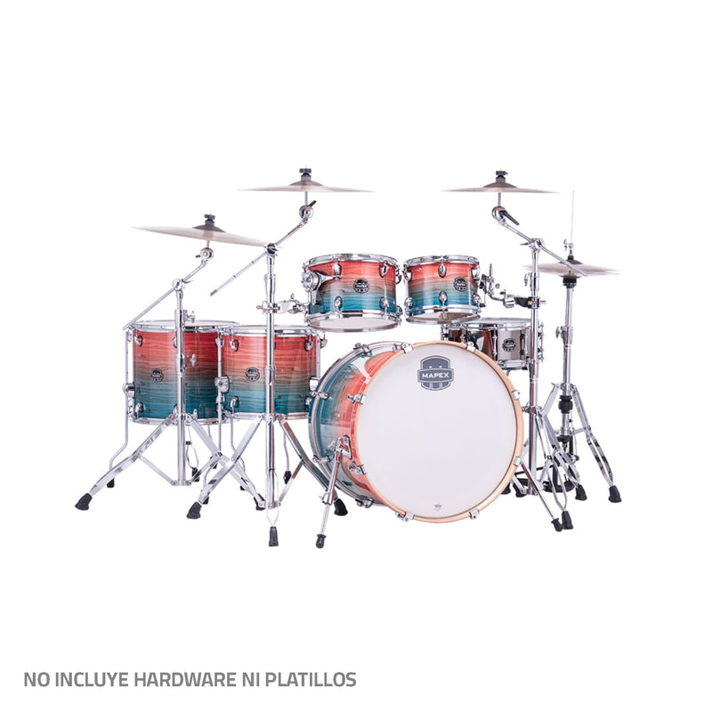 Batería Acústica Mapex Armory LTAR628SFUCI Shell Pack de 6 piezas - Garnet Ocean (NO INCLUYE HARDWARE NI PLATILLOS)