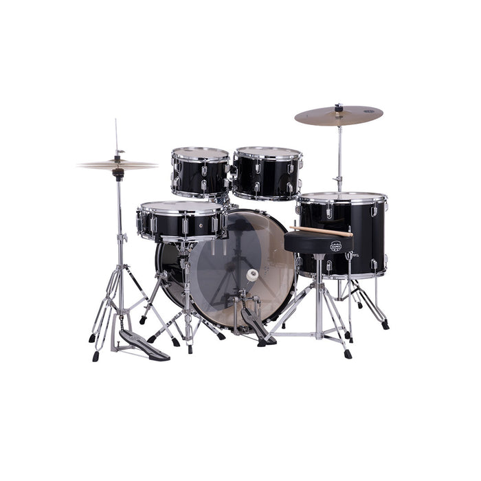 Batería Acústica Mapex Comet CM5294FTCDK-SC Shell Pack de 5 piezas - Dark Black (INCLUYE HARDWARE Y PLATILLOS)