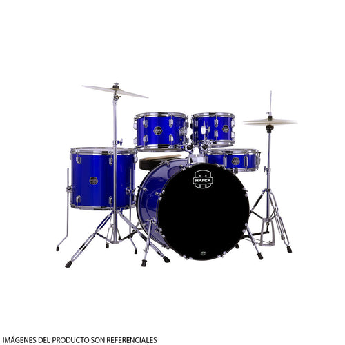 Batería Acústica Mapex Comet CM5294FTCIB-SC Shell Pack de 5 piezas - Indigo Blue (INCLUYE HARDWARE Y PLATILLOS)