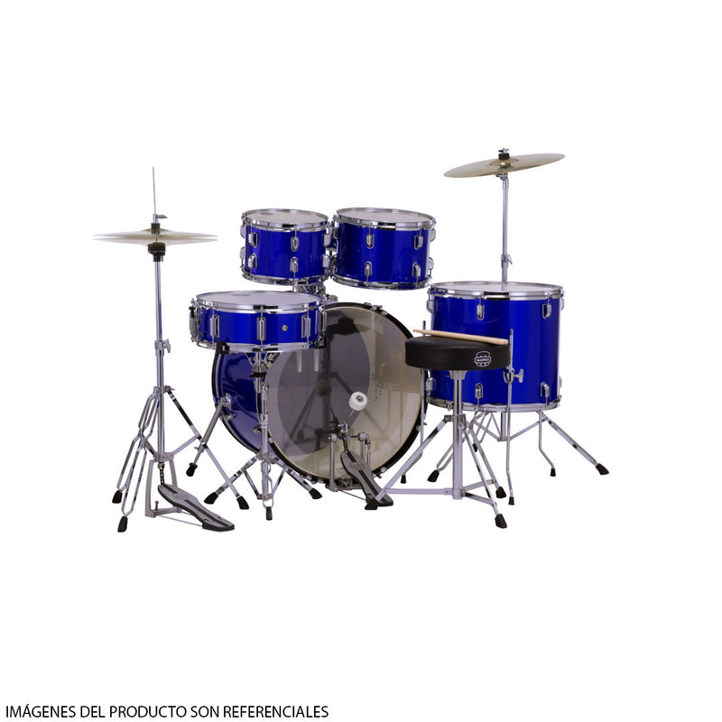 Batería Acústica Mapex Comet CM5294FTCIB-SC Shell Pack de 5 piezas - Indigo Blue (INCLUYE HARDWARE Y PLATILLOS)