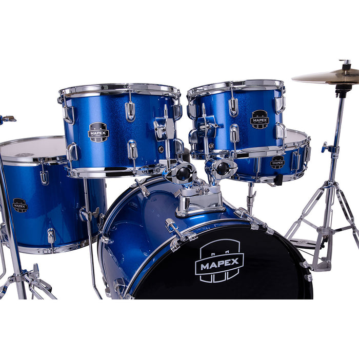 Batería Acústica Mapex Comet CM5294FTCIB-SC Shell Pack de 5 piezas - Indigo Blue (INCLUYE HARDWARE Y PLATILLOS)