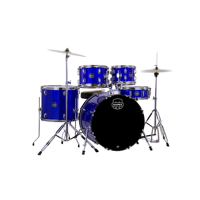 Batería Acústica Mapex Comet CM5294FTCIB-SC Shell Pack de 5 piezas - Indigo Blue (INCLUYE HARDWARE Y PLATILLOS)