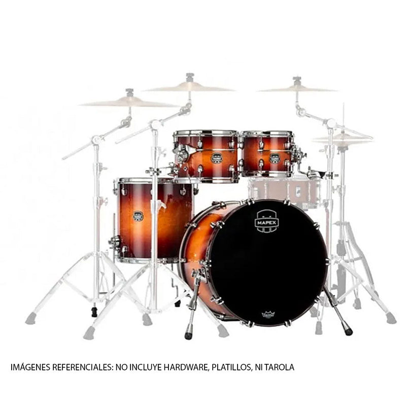 Batería Acústica Saturn Evolution Birch/Walnut SE529XBPO Shell Pack de 4 piezas - Exotic Sunburst (NO INCLUYE HARDWARE NI PLATILLOS, NI TAROLA)