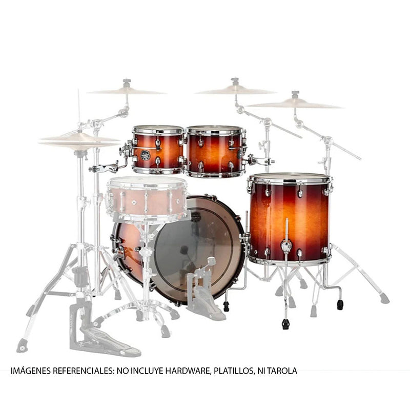 Batería Acústica Saturn Evolution Birch/Walnut SE529XBPO Shell Pack de 4 piezas - Exotic Sunburst (NO INCLUYE HARDWARE NI PLATILLOS, NI TAROLA)