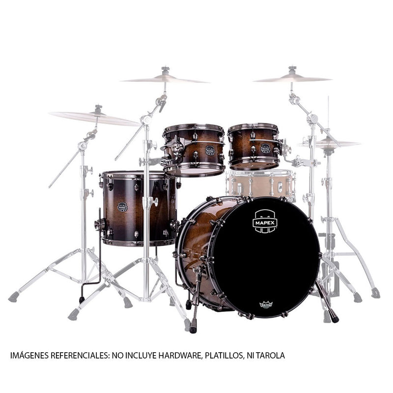 Batería Acústica Saturn Evolution Birch SE529XEBBMZ Shell Pack de 4 piezas - Exotic Night Forest Burst (NO INCLUYE HARDWARE, PLATILLOS, NI TAROLA)