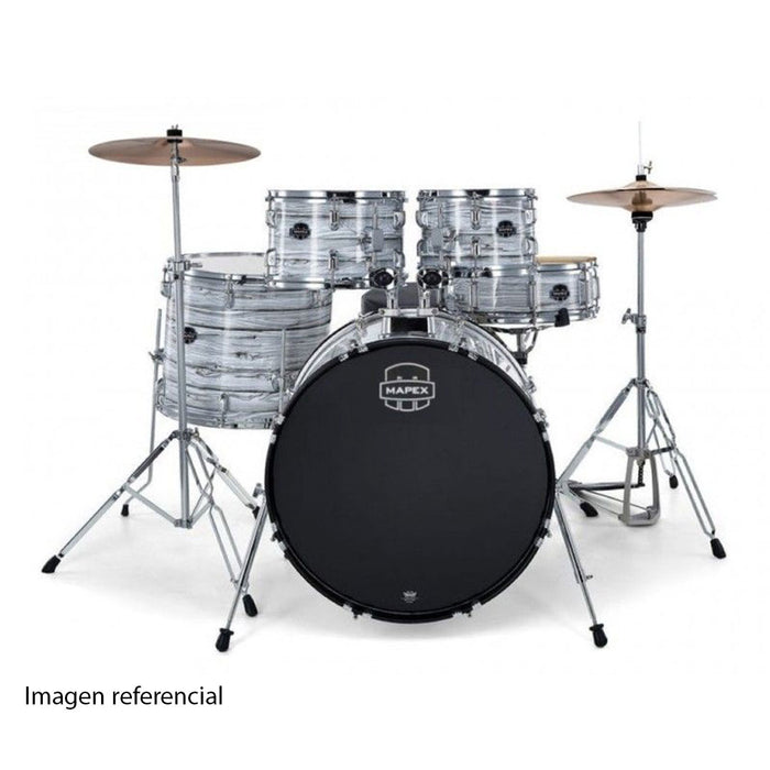 Batería Acústica Mapex Comet Shell Pack de 5 piezas CM5294FTCFI-SC - White Marblewood