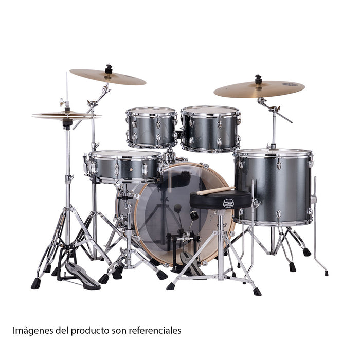 Batería Acústica Mapex Venus Shell Pack de 5 piezas VE5295FTCVC - Steel Blue Metallic (INCLUYE HARDWARE Y PLATILLOS)