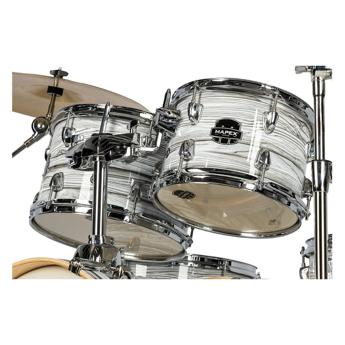 Batería Acústica Mapex Venus Shell Pack de 5 piezas LTVE5295FTCFI - White Marblewood (INCLUYE HARDWARE Y PLATILLOS)