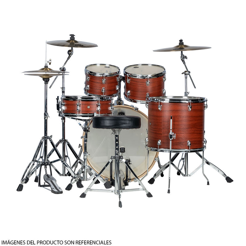 Batería Acústica Mapex Venus Shell Pack de 5 piezas LTVE5295FTCRI - Red Wood (INCLUYE HARDWARE Y PLATILLOS)