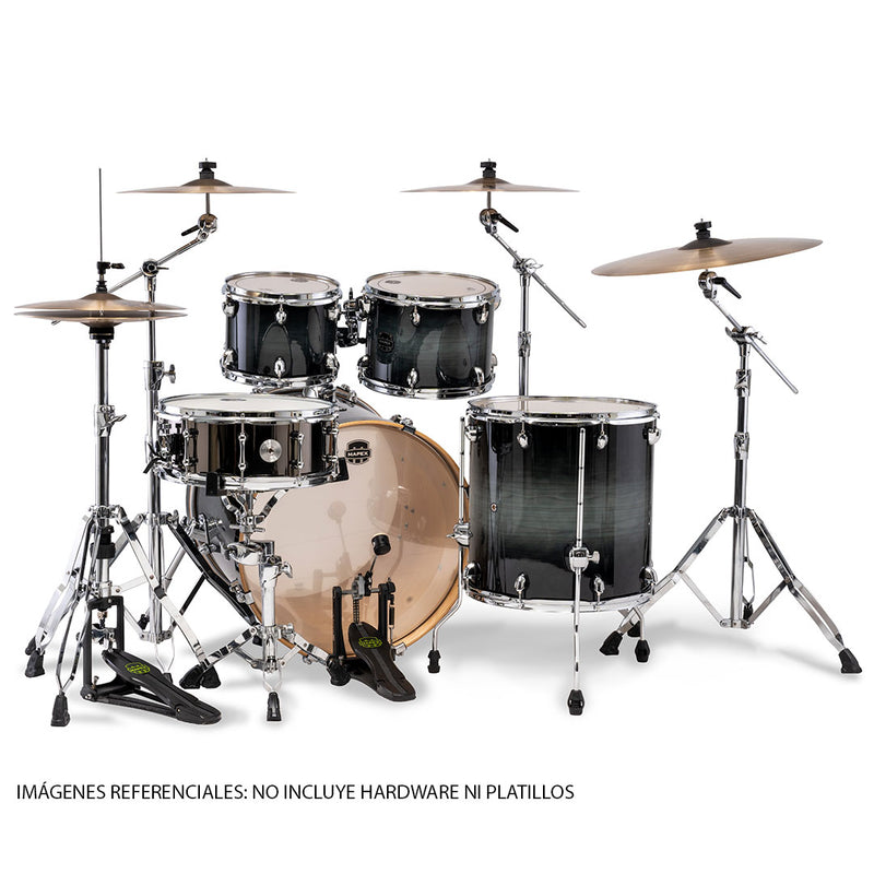 Batería Acústica Mapex Armory AR529SVOZ Shell Pack de 5 Piezas - Black Onyx Burst