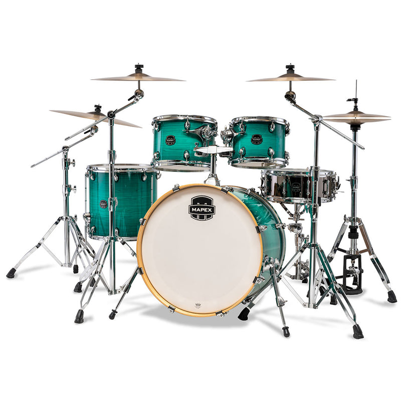 Batería Acústica Mapex Armory AR529SVJO Shell Pack 5 Piezas - Jade Stone Burst
