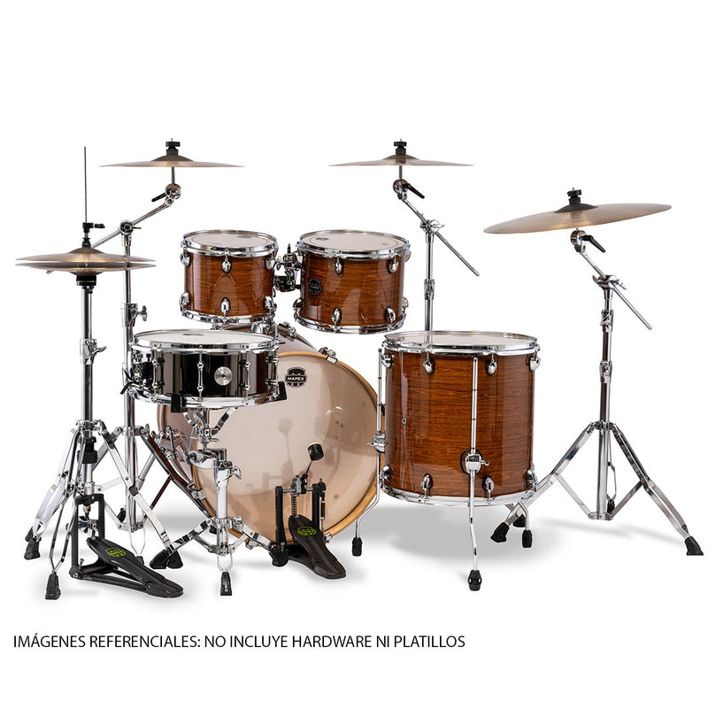 Batería Acústica Mapex Armory AR529SVWJ Shell Pack de 5 Piezas - Roasted Chestnut