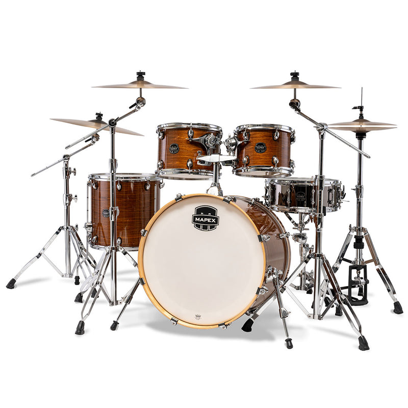 Batería Acústica Mapex Armory AR529SVWJ Shell Pack de 5 Piezas - Roasted Chestnut