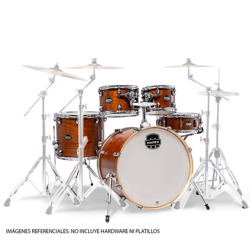 Batería Acústica Mapex Mars Maple MM529SFWM Shell Pack de 5 Piezas - Cortado Satin (NO INCLUYE HARDWARE NI PLATILLOS)
