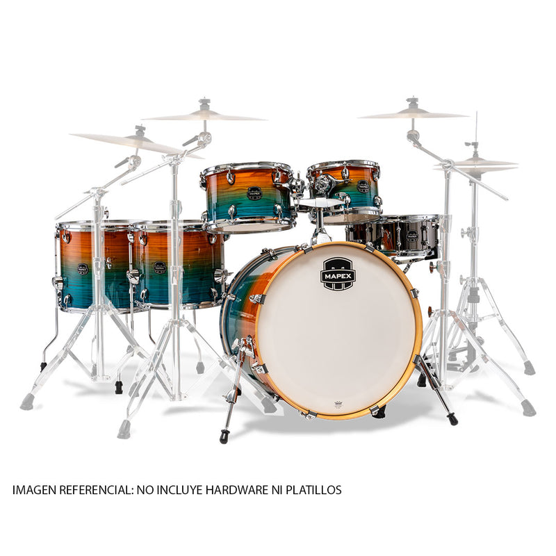Batería Acústica Mapex Armory Shell Pack de 6 piezas AR628SFUVJG - Ocean Sunset (NO INCLUYE HARDWARE NI PLATILLOS)