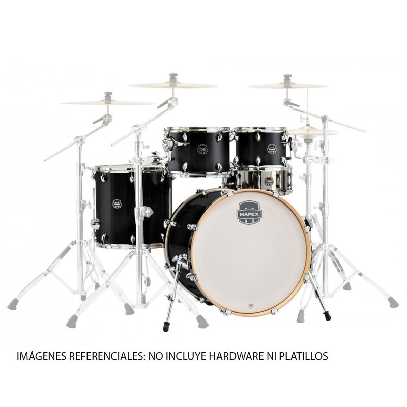 Batería Acústica Mapex Armory Shell Pack de 5 piezas LTAR529SPB - Piano Black (NO INCLUYE HARDWARE NI PLATILLOS)