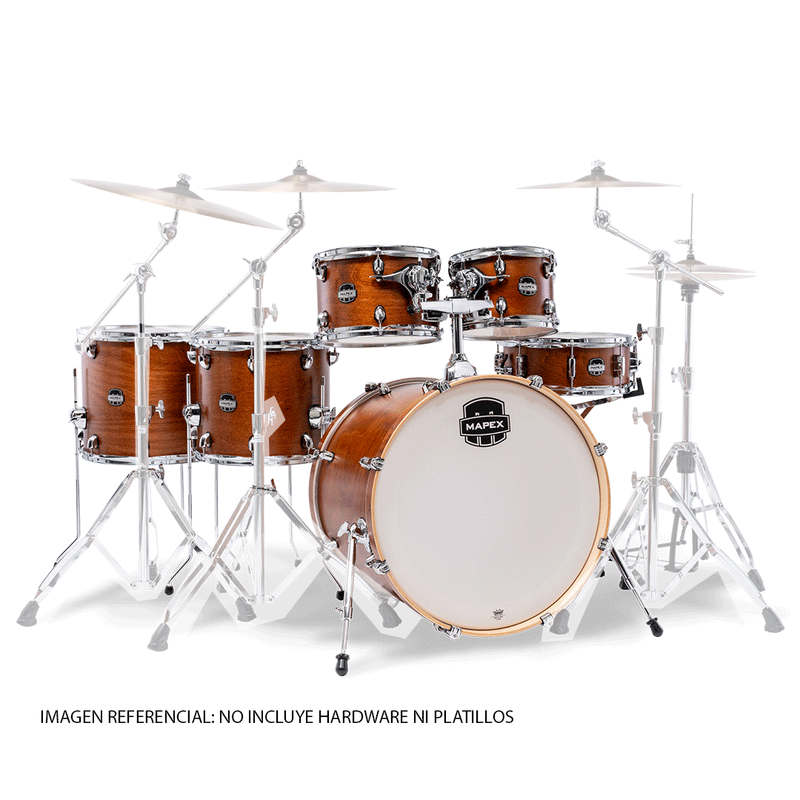 Batería Acústica Mapex Mars Maple Shell Pack de 6 piezas MM628SFUWM - Cortado Satin (NO INCLUYE HARDWARE NI PLATILLOS)