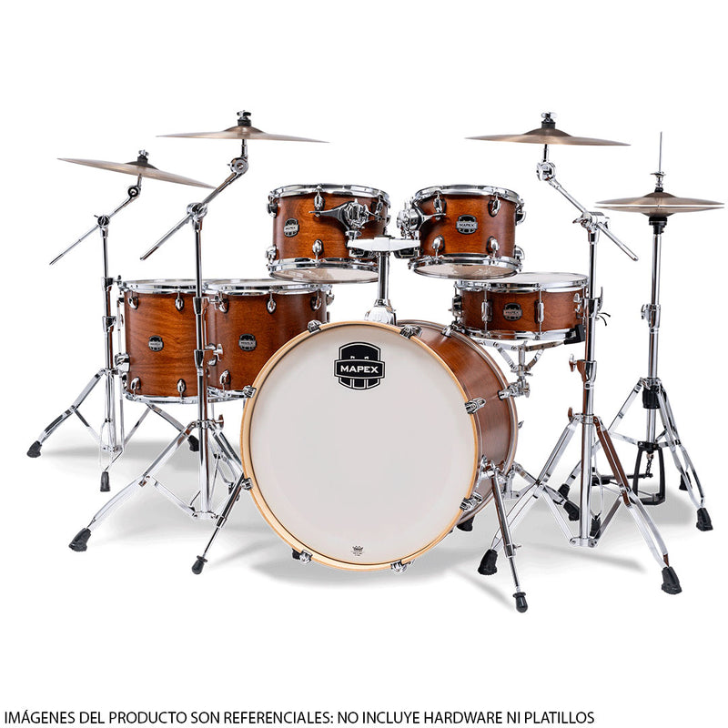 Batería Acústica Mapex Mars Maple Shell Pack de 6 piezas MM628SFUWM - Cortado Satin (NO INCLUYE HARDWARE NI PLATILLOS)