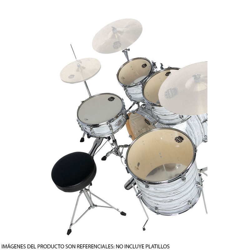 Batería Acústica Mapex Venus Shell Pack de 5 piezas LTVE5295FTFI - White Marblewood (NO INCLUYE PLATILLOS)