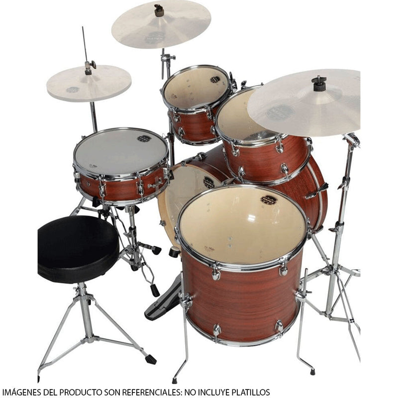 Batería Acústica Mapex Venus Shell Pack de 5 piezas LTVE5295FTRI - Red Wood (INCLUYE HARDWARE)