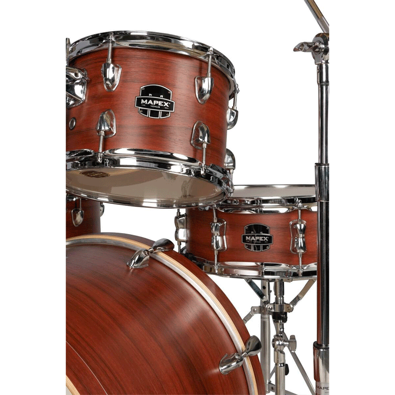 Batería Acústica Mapex Venus Shell Pack de 5 piezas LTVE5295FTRI - Red Wood (INCLUYE HARDWARE)