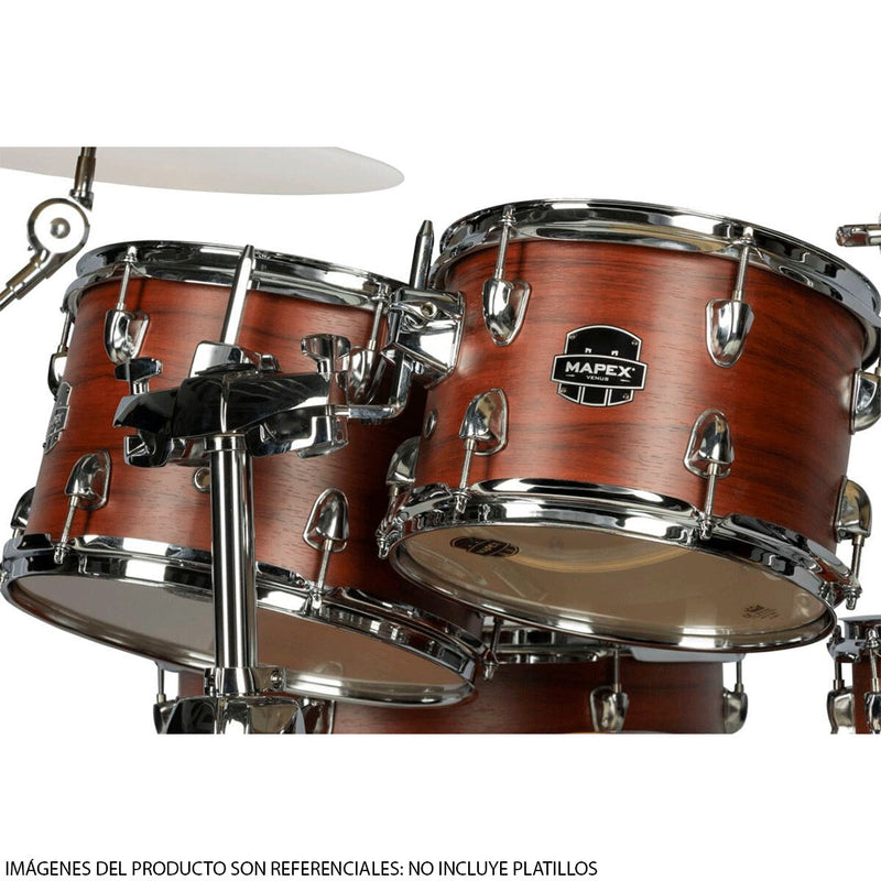 Batería Acústica Mapex Venus Shell Pack de 5 piezas LTVE5295FTRI - Red Wood (INCLUYE HARDWARE)