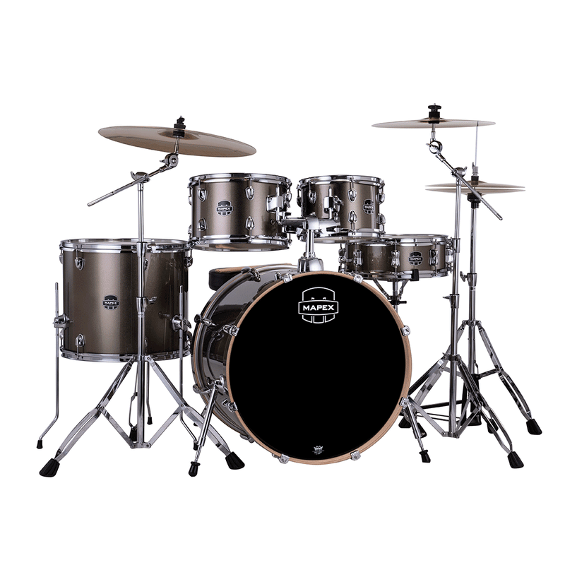 Batería Acústica Mapex Venus Shell Pack de 5 piezas VE5295FTCVX - Copper Metallic (INCLUYE HARDWARE Y PLATILLOS)