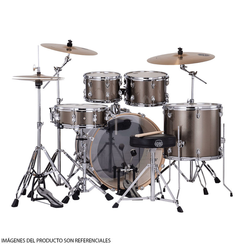 Batería Acústica Mapex Venus Shell Pack de 5 piezas VE5295FTCVX - Copper Metallic (INCLUYE HARDWARE Y PLATILLOS)