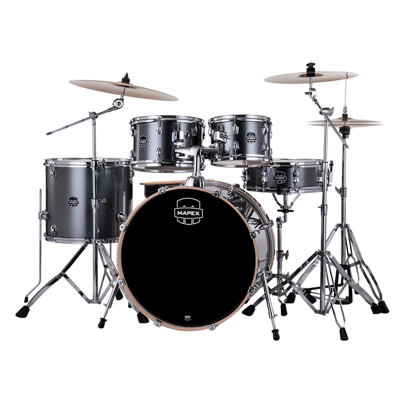 Batería Acústica Mapex Venus Shell Pack de 5 piezas VE5295FTVC - Steel Blue Metallic (NO INCLUYE PLATILLOS))