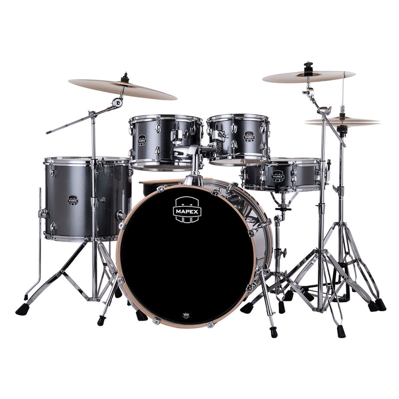Batería Acústica Mapex Venus Shell Pack de 5 piezas VE5295FTVC - Steel Blue Metallic (NO INCLUYE PLATILLOS)