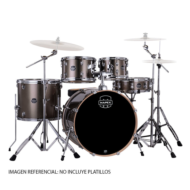 Batería Acústica Mapex Venus Shell Pack de 5 piezas VE5295FTVX - Copper Metallic (NO INCLUYE PLATILLOS)