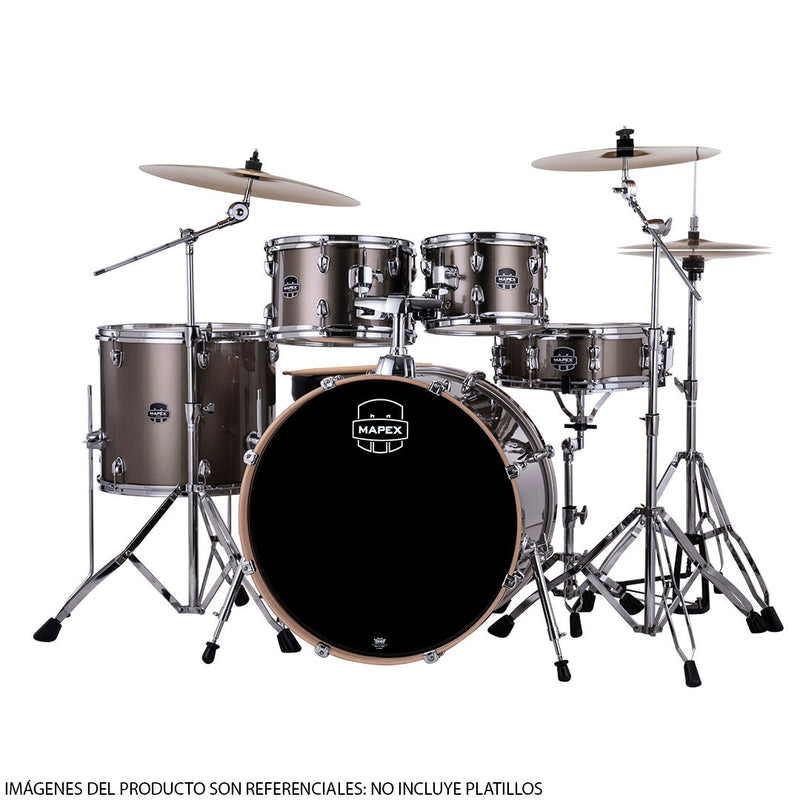 Batería Acústica Mapex Venus Shell Pack de 5 piezas VE5295FTVX - Copper Metallic (NO INCLUYE PLATILLOS)