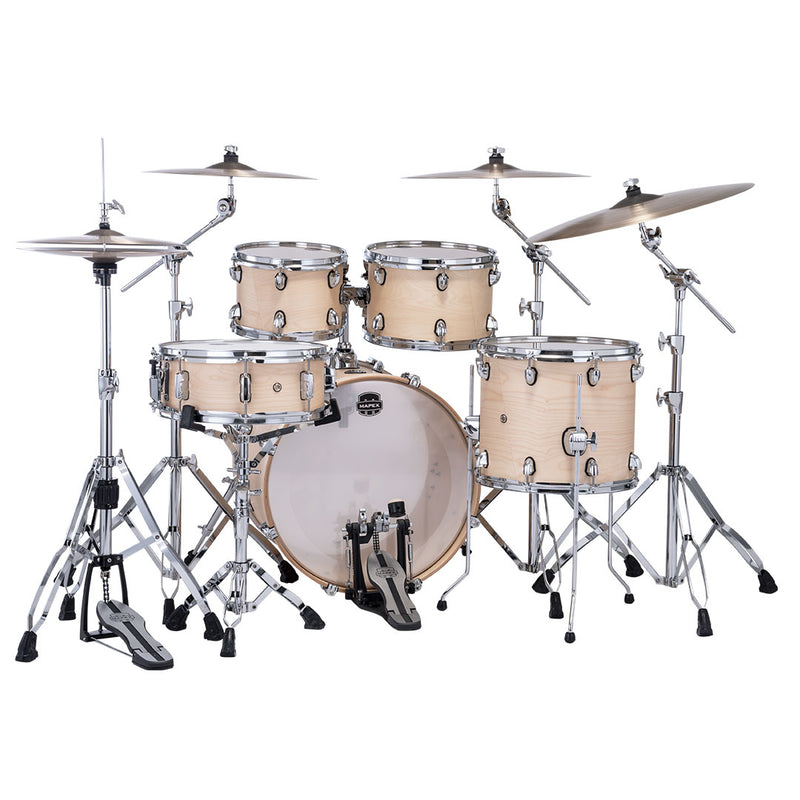 Batería Acústica Mapex Mars Maple Shell Pack de 5 piezas MM504SFNW - Natural Satin Wood (NO INCLUYE HARDWARE NI PLATILLOS)