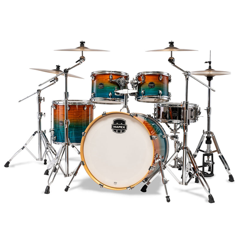 Batería Acústica Mapex Armory AR529SVJG Shell Pack de 5 Piezas - Ocean Sunset (NO INCLUYE HARDWARE NI PLATILLOS)