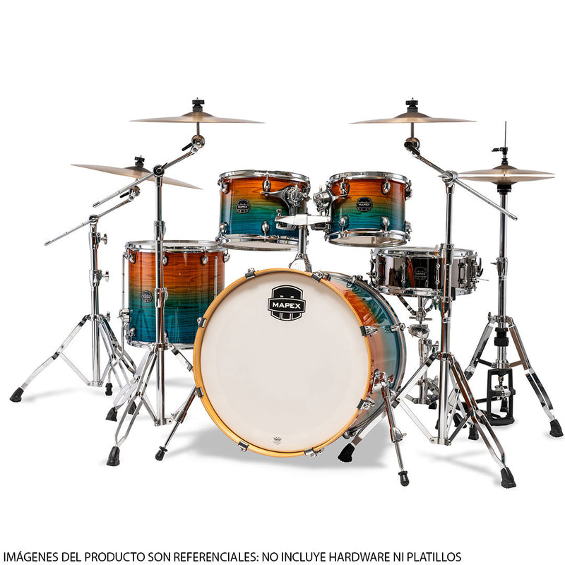 Batería Acústica Mapex Armory AR529SVJG Shell Pack de 5 Piezas - Ocean Sunset (NO INCLUYE HARDWARE NI PLATILLOS)