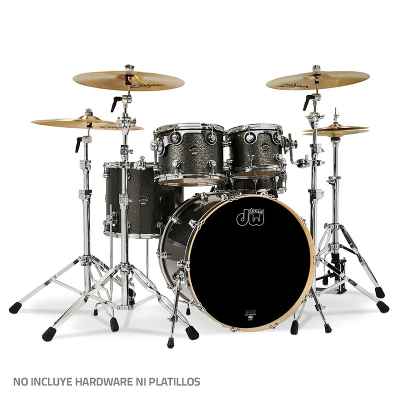 Bateria DW Performance Series™ - Pewter Sparkle, Shell Pack de 5 piezas (NO INCLUYE HARDWARE NI PLATILLOS)