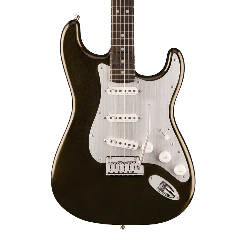 Guitarra Eléctrica American Ultra II Stratocaster® con diapasón de Ébano - Texas Tea