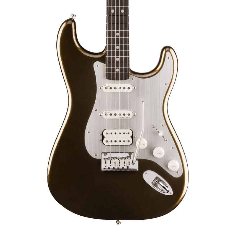Guitarra Eléctrica Fender American Ultra II Stratocaster® HSS con diapasón de Ébano - Texas Tea
