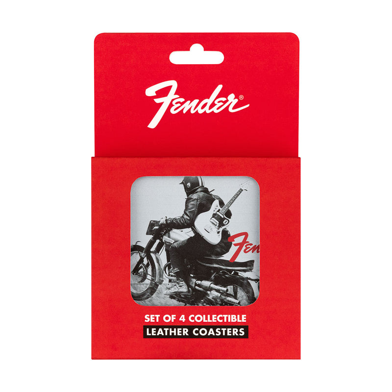 Conjunto de 4 posavasos Fender Vintage Ads - Black & White