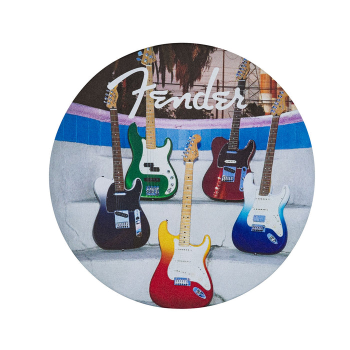 Juego de posavasos Fender con imagen de Guitarra 4 pack - Multicolor