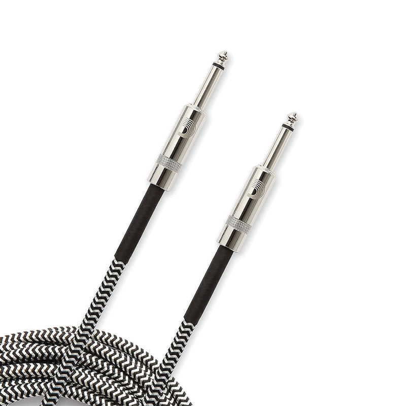 Cable Conexión D'addario Braided 5 metros PW-BG-15BG - Black & Grey