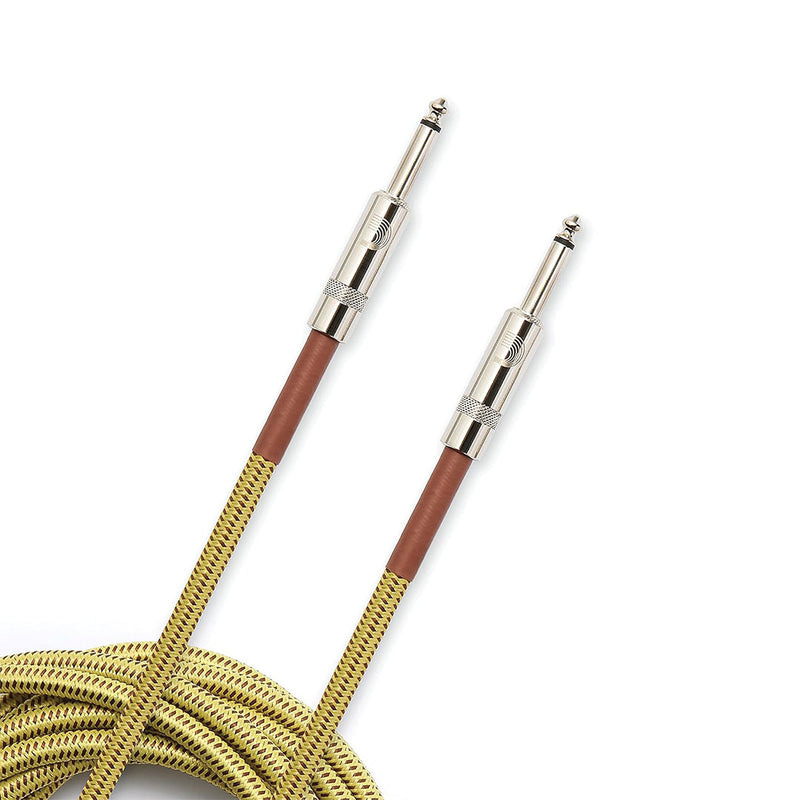 Cable Conexión D'addario Braided 5 metros PW-BG-15TW - Tweed