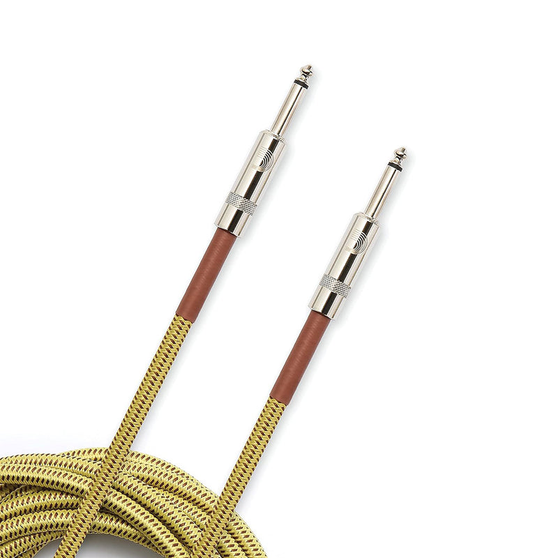 Cable Conexión D'addario Braided 6 metros PW-BG-20TW - Tweed