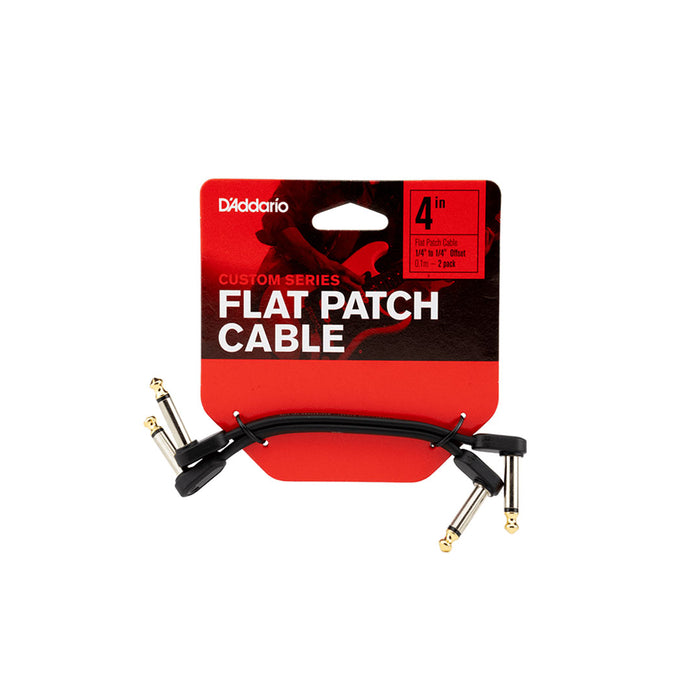 Cable Patch D'addario 10 cm PW-FPRR-204OS Pack de 2