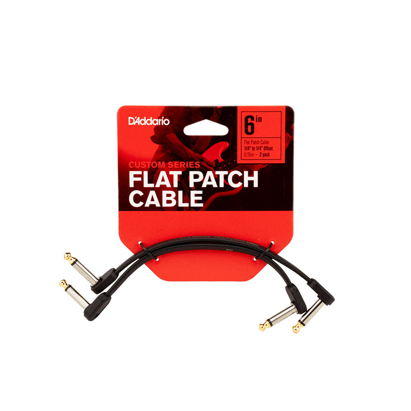Cable Patch D'addario 15 cm PW-FPRR-206OS Pack de 2