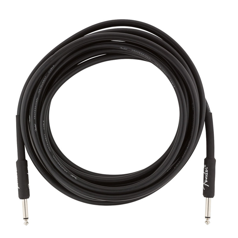 Cable Conexión Fender Serie Pro 15' 4.5 Mtrs Recto / Recto - Black