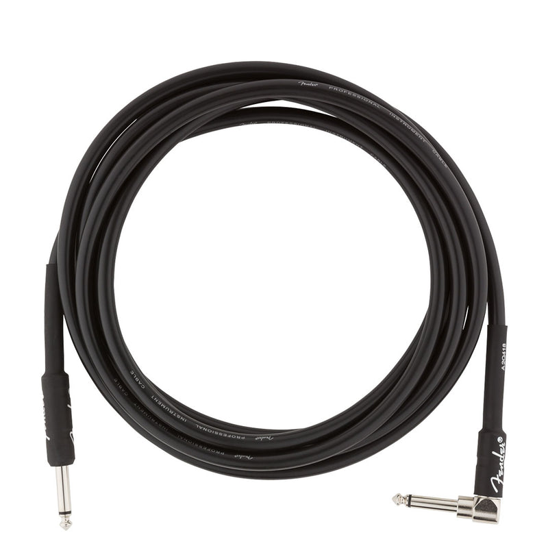 Cable Conexión Fender Serie Pro 10' 3 Mtrs Recto / Ángulo Recto - Black