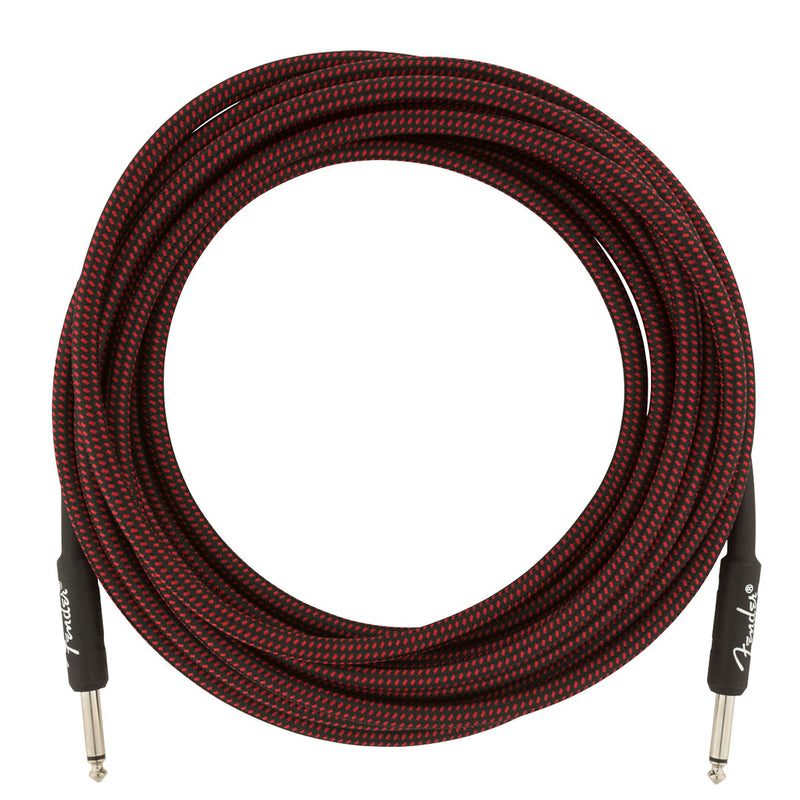 Cable Conexión Fender Serie Pro Tweed 18.6' 5.6 Mtrs Recto / Recto - Red Tweed